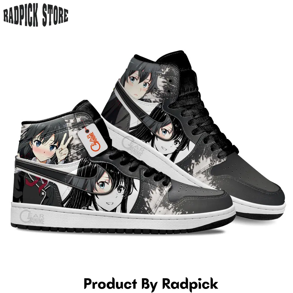 Yukino yukinoshita oregairu air jordan high top sneakers anime  rp0400068